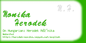 monika herodek business card